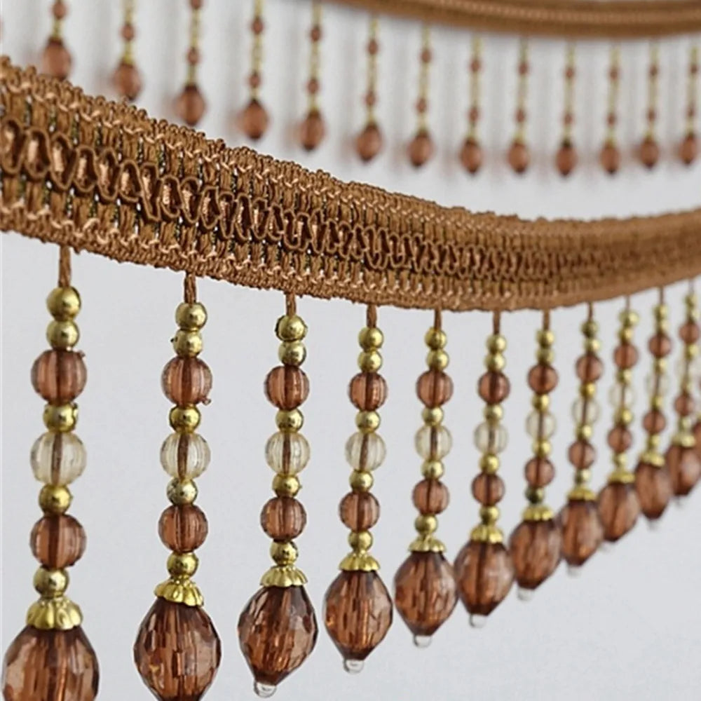 12 YARDS / Suamos Beaded Tassel Fringe Trim