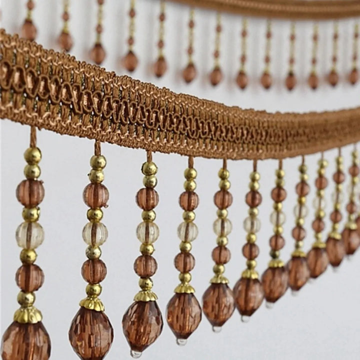 12 YARDS / Suamos Beaded Tassel Fringe Trim