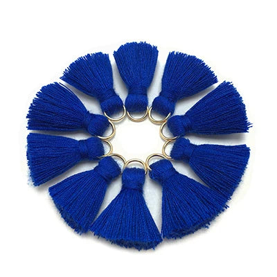 10 pc Savelle Mini Cotton Key Tassels