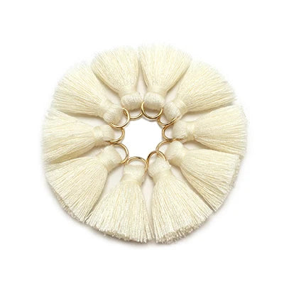 10 pc Savelle Mini Cotton Key Tassels