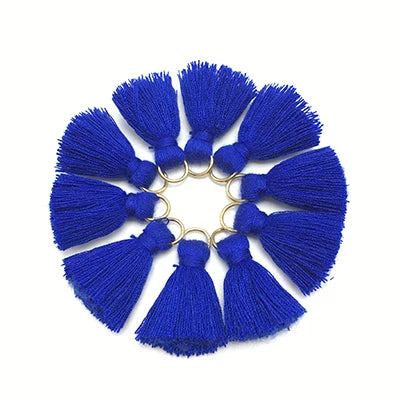10 pc Savelle Mini Cotton Key Tassels