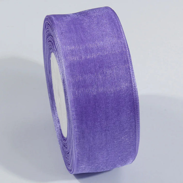 10 Yards / Sheer Chiffon Organza Satin Decoration Ribbon