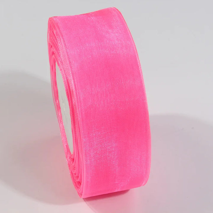 10 Yards / Sheer Chiffon Organza Satin Decoration Ribbon