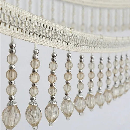 12 YARDS / Suamos Beaded Tassel Fringe Trim