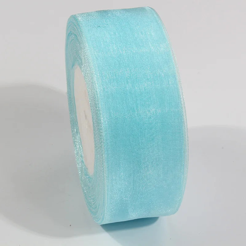 10 Yards / Sheer Chiffon Organza Satin Decoration Ribbon