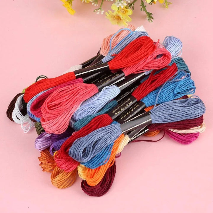 Polyester Cotton Embroidery Thread Set