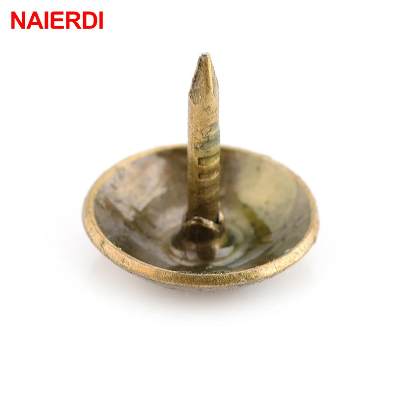50pc 8.5x16mm Bronze Design Nails