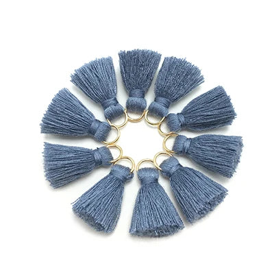 10 pc Savelle Mini Cotton Key Tassels