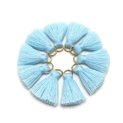10 pc Savelle Mini Cotton Key Tassels
