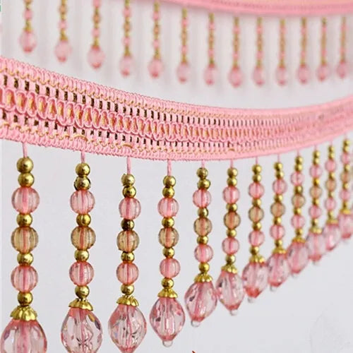 12 YARDS / Suamos Beaded Tassel Fringe Trim