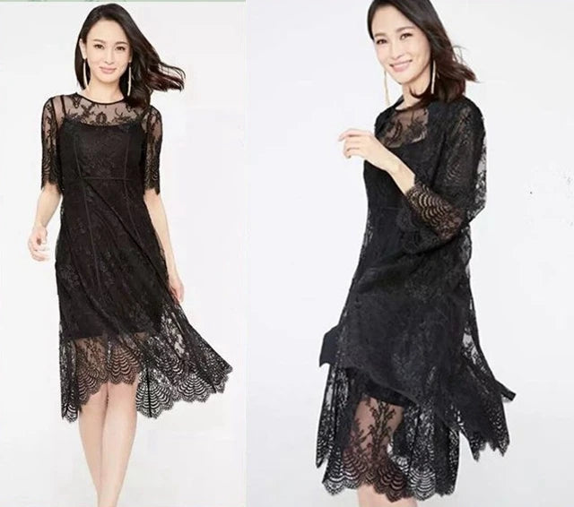 3 YARDS / 2 Colors / Elvaris Embroidered Eyelash Lace