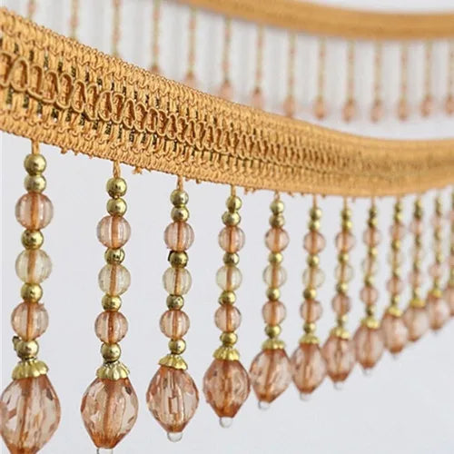 12 YARDS / Suamos Beaded Tassel Fringe Trim