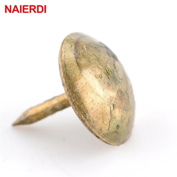 50pc 8.5x16mm Bronze Design Nails