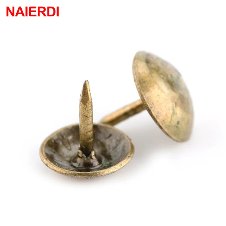 50pc 8.5x16mm Bronze Design Nails