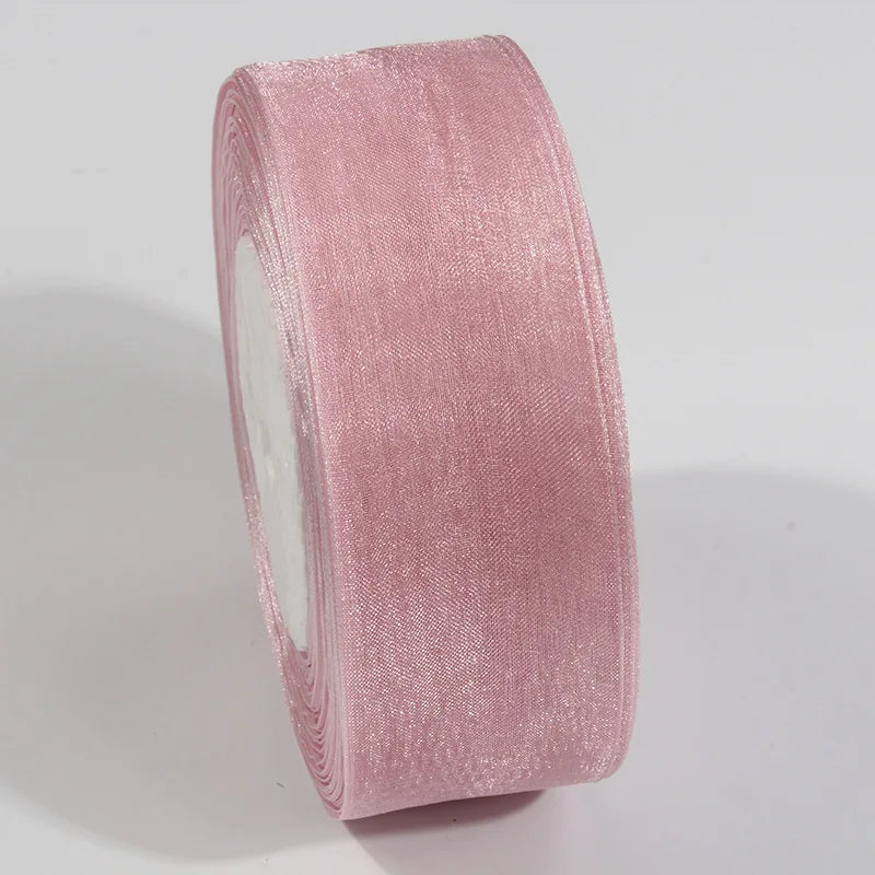 10 Yards / Sheer Chiffon Organza Satin Decoration Ribbon