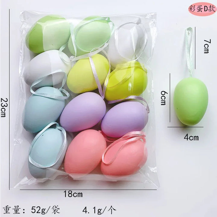 Melani Easter Party Decor Eggs / 12 PC