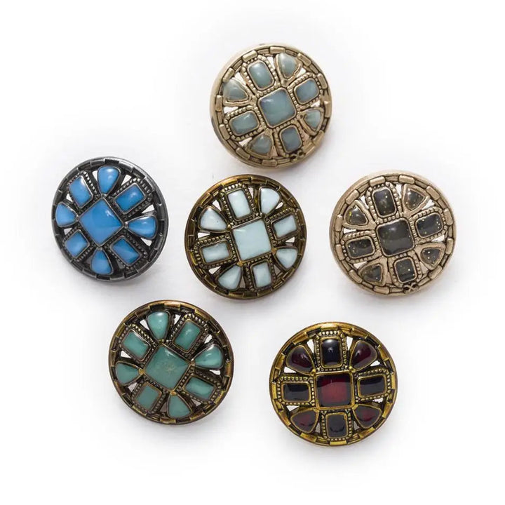 5 PC / Eva Metal Buttons