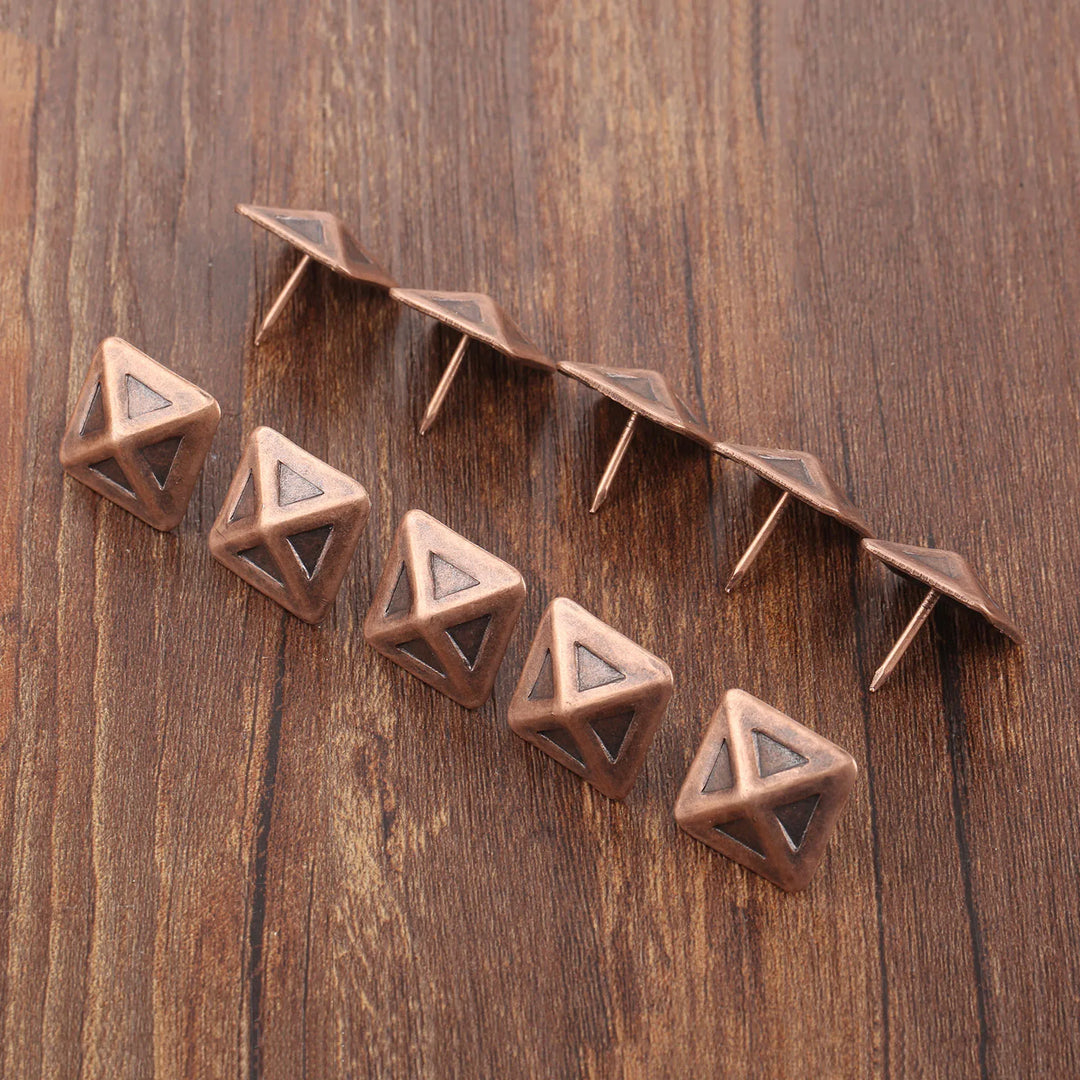 10PC 19mm Red Bronze Antique Upholstery Nails