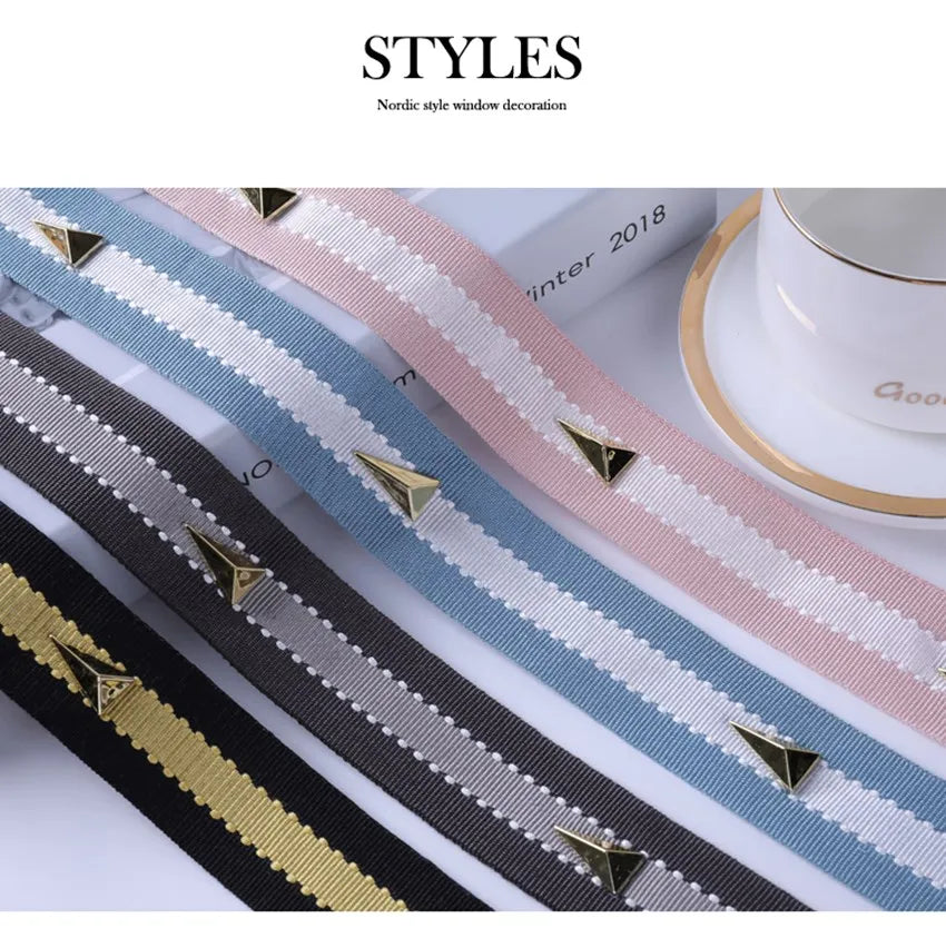 12 Yards / 10 Colors / Lyon Tape Gimp Ribbon Trim