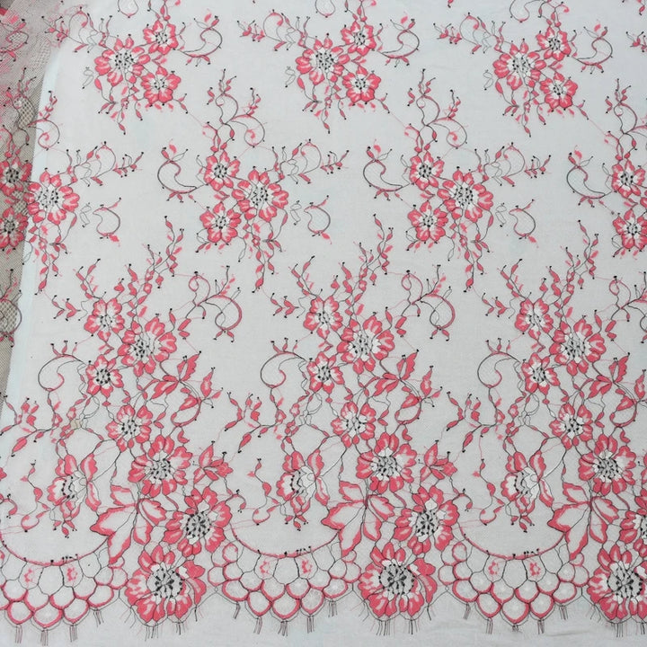 3 Yards / 7 Colors / Florisse Embroidery Eyelash Lace