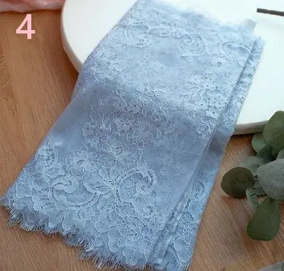 3 Yards / 44 Colors / Cavella Embroidery Eyelash Lace