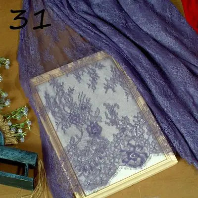 3 Yards / 42 Colors / Bellara Embroidery Eyelash Lace