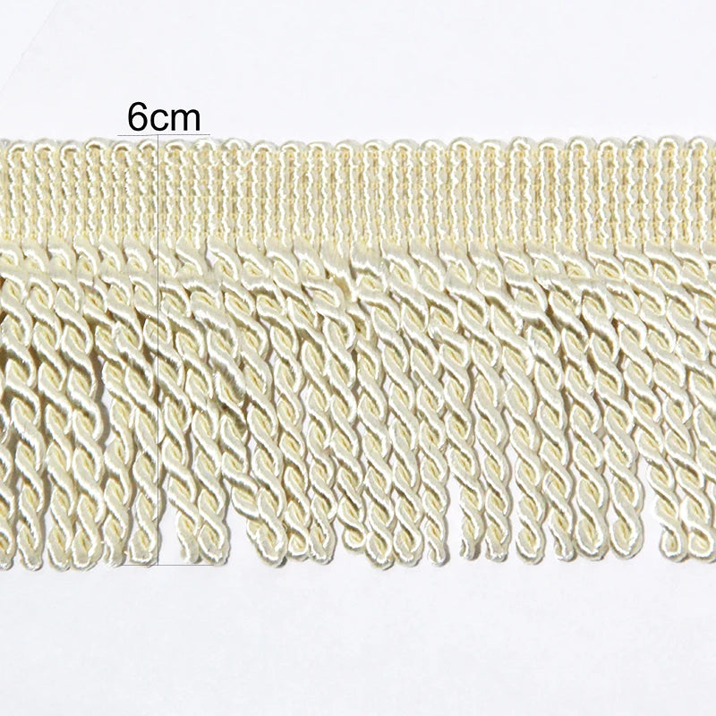 5 Yards / 14 Colors / Lebron Brush Tassel Fringe Trim