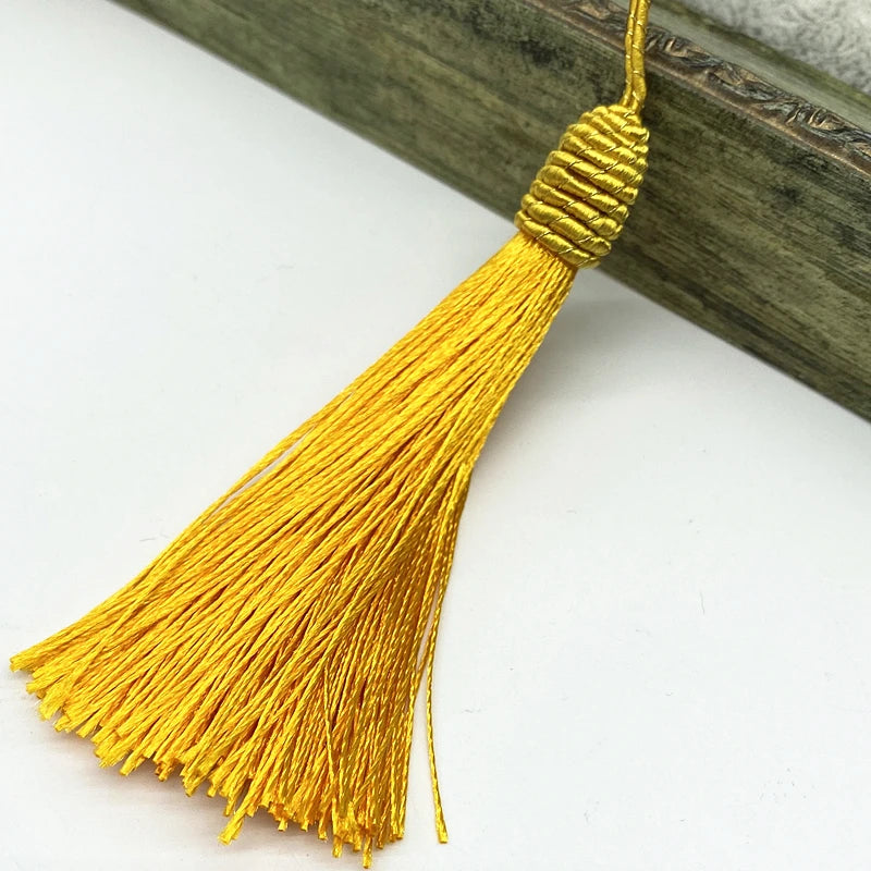 6pcs /  15cm Thin Accent Key Tassel