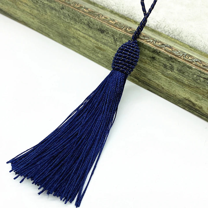 6pcs /  15cm Thin Accent Key Tassel