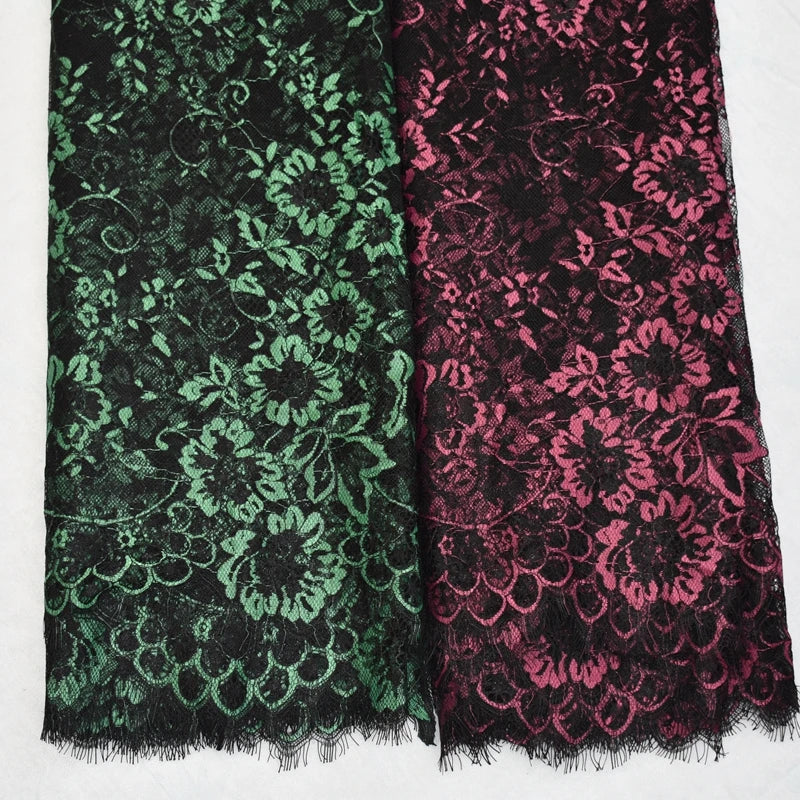 3 Yards / 7 Colors / Florisse Embroidery Eyelash Lace