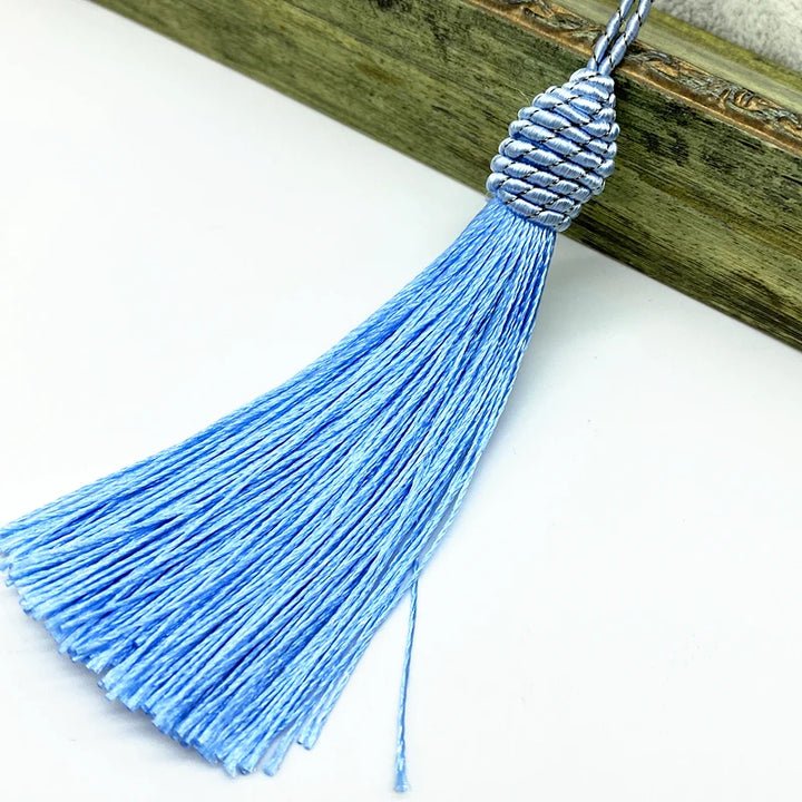 6pcs /  15cm Thin Accent Key Tassel