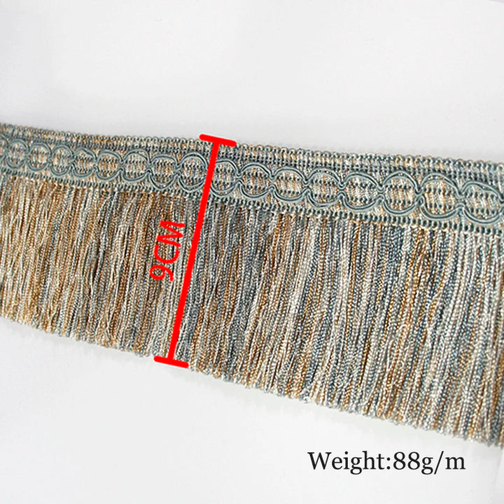 6 Yards / 8 Colors / Lancelot Brush Tassel Fringe Trim