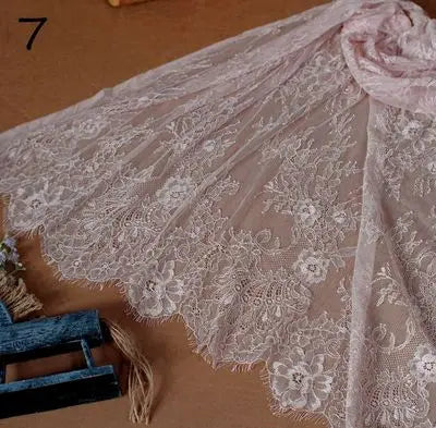 3 Yards / 42 Colors / Bellara Embroidery Eyelash Lace