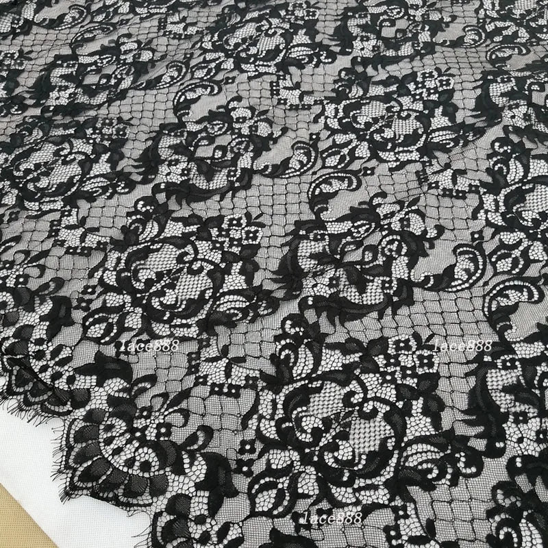 3 Yards / 2 Colors / Mirelle Elegant Eyelash Lace