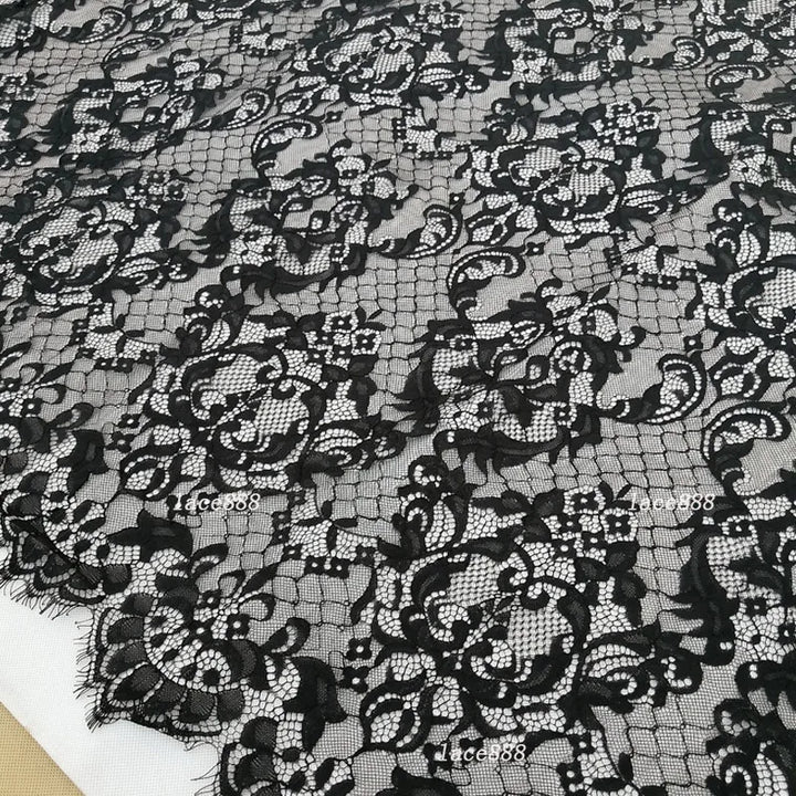 3 Yards / 2 Colors / Mirelle Elegant Eyelash Lace