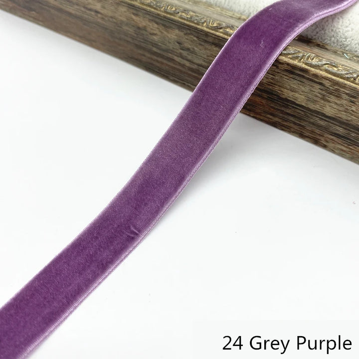 2 Yards / 14 Colors / Velvet Decorative Ribbon-1