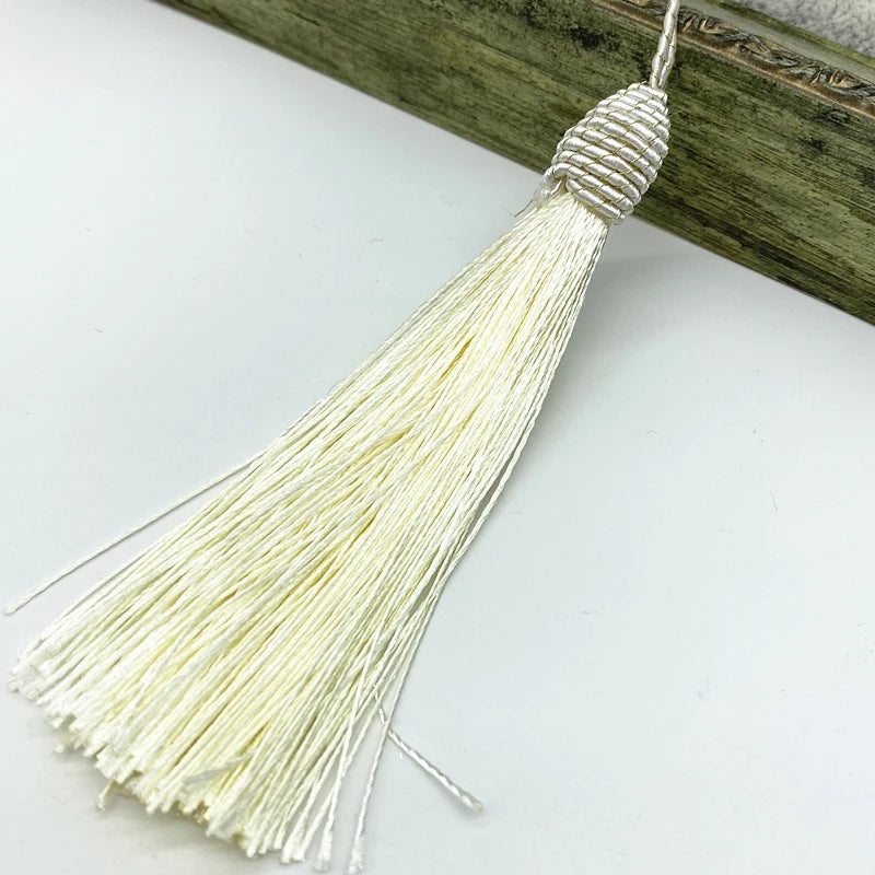 6pcs /  15cm Thin Accent Key Tassel