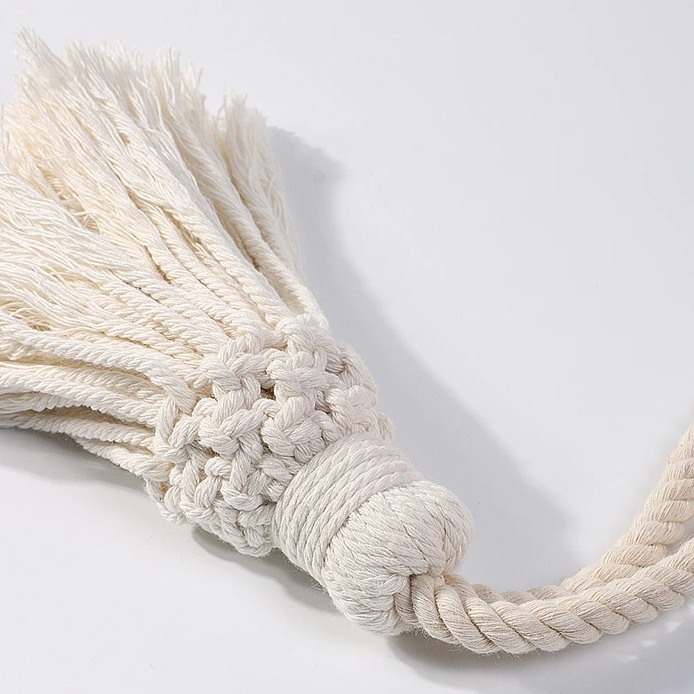 2 PC Coriel Macrame Curtain Tiebacks