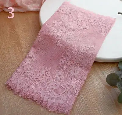 3 Yards / 44 Colors / Cavella Embroidery Eyelash Lace