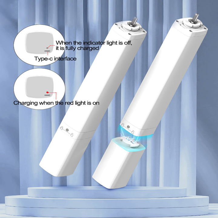 Motorized Curtain Double Track