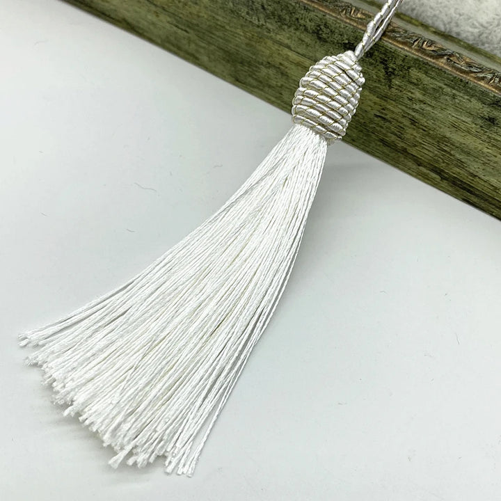 6pcs /  15cm Thin Accent Key Tassel