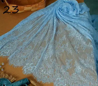 3 Yards / 42 Colors / Bellara Embroidery Eyelash Lace