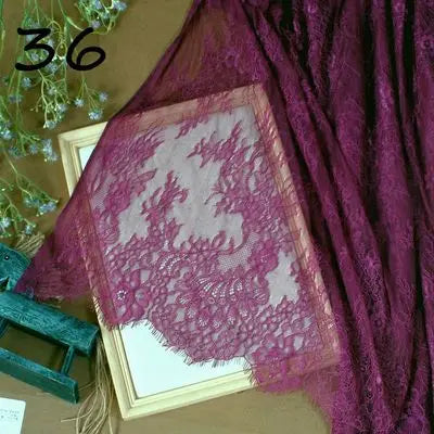 3 Yards / 42 Colors / Bellara Embroidery Eyelash Lace