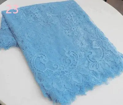 3 Yards / 44 Colors / Cavella Embroidery Eyelash Lace