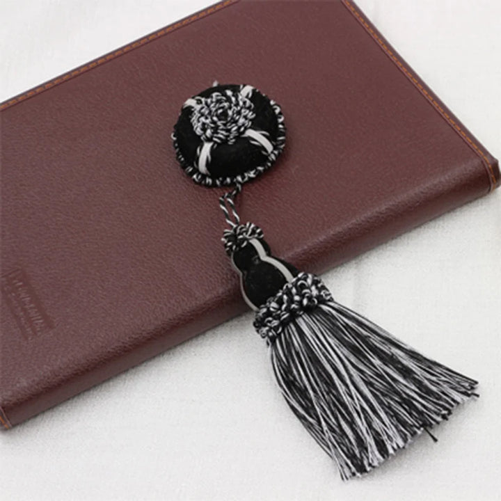 2 PC / Floral Ornamental Decorative Key Tassel