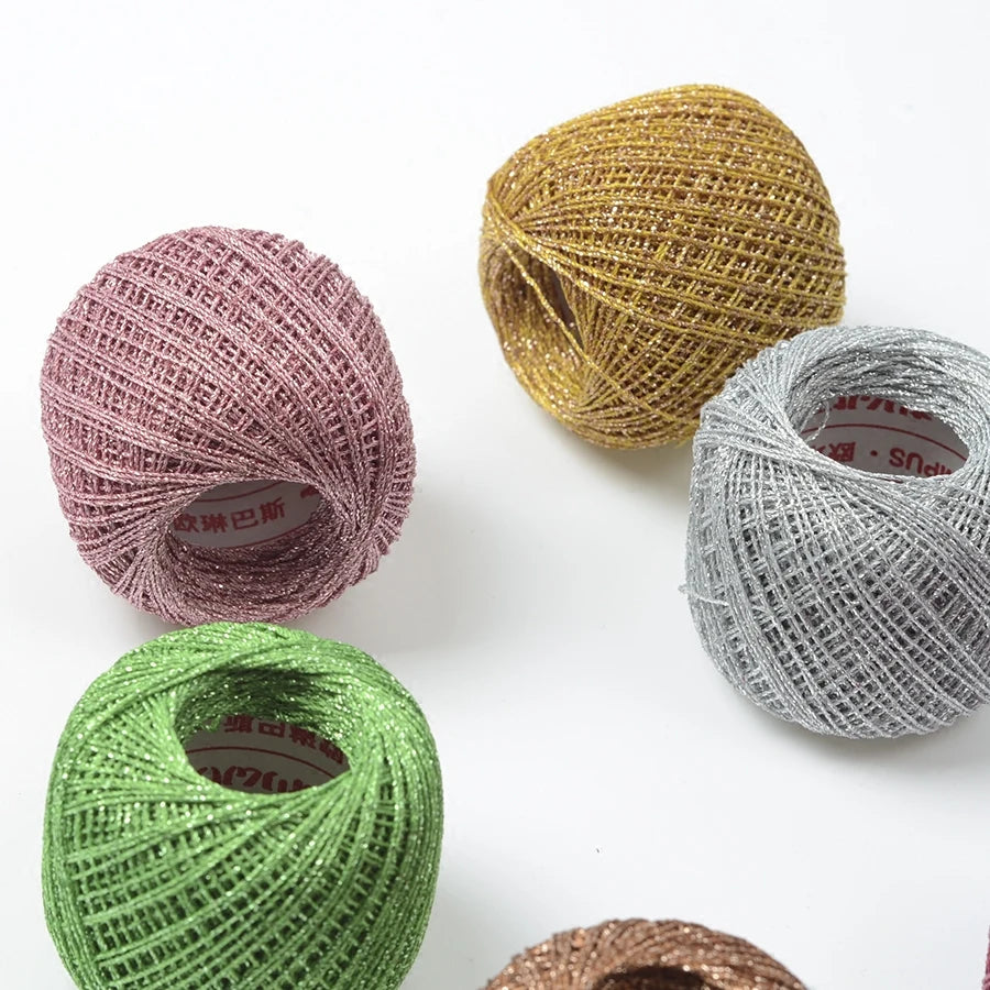 100 Meter / Metallic Thread Yarn 50g – Classic Modern Fabrics