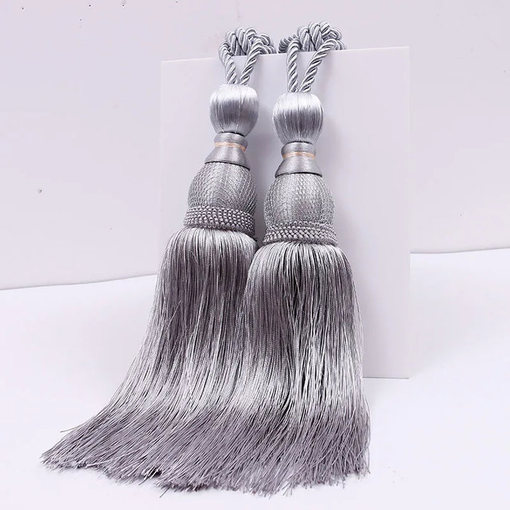 2 PC Celure Curtain Tassel Tiebacks