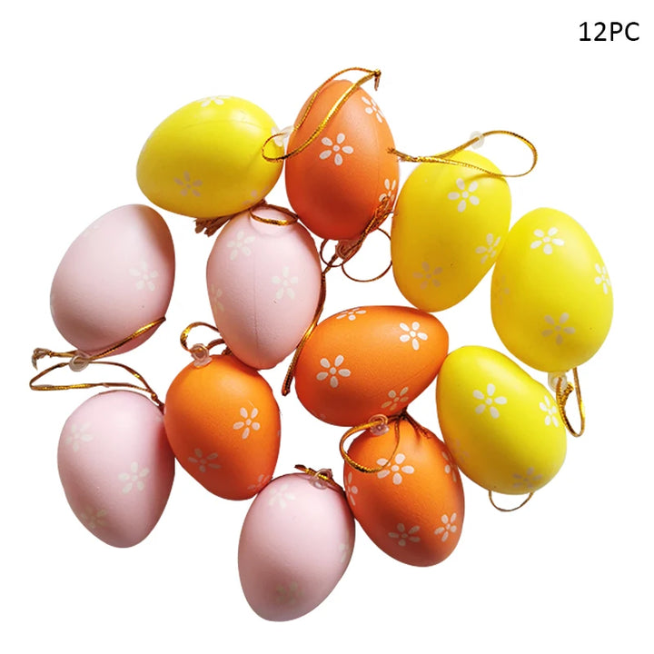 Melani Easter Party Decor Eggs / 12 PC