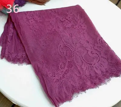 3 Yards / 44 Colors / Cavella Embroidery Eyelash Lace