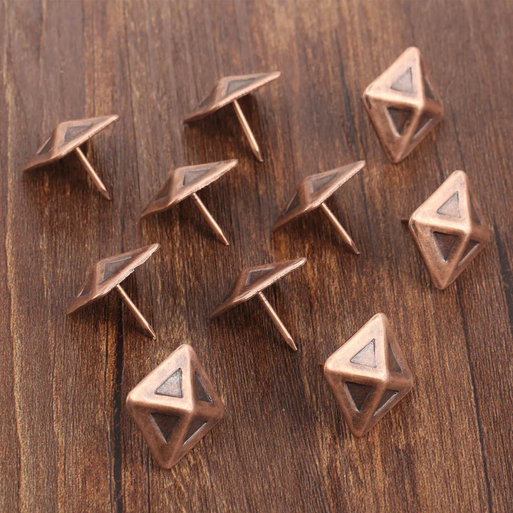 10PC 19mm Red Bronze Antique Upholstery Nails